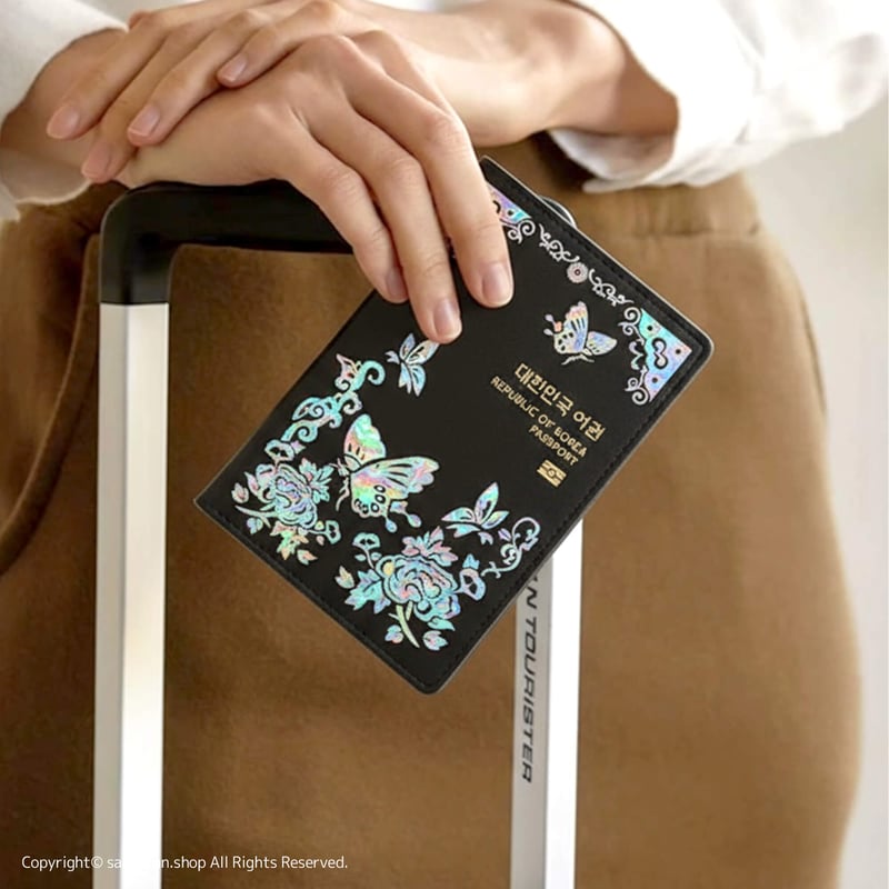 韓国製】螺鈿仕立てパスポートカバー | サランバン～まいにち韓国気分～