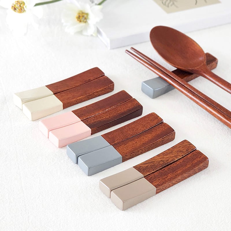 パステル木製お箸置き（全4色） | サランバン～まいにち韓国気分～