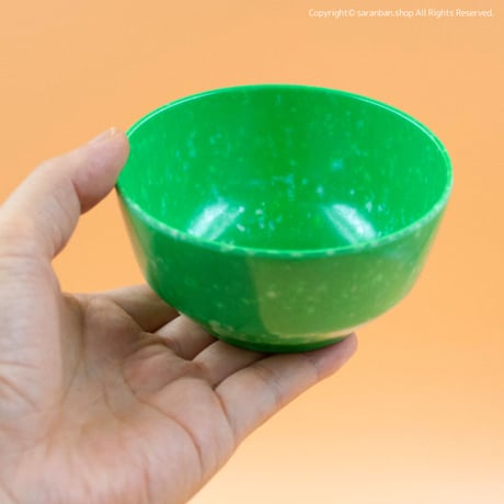 よもぎ色レトロ食器（スープ）