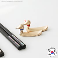 【韓国製】オシドリ箸置きセット
