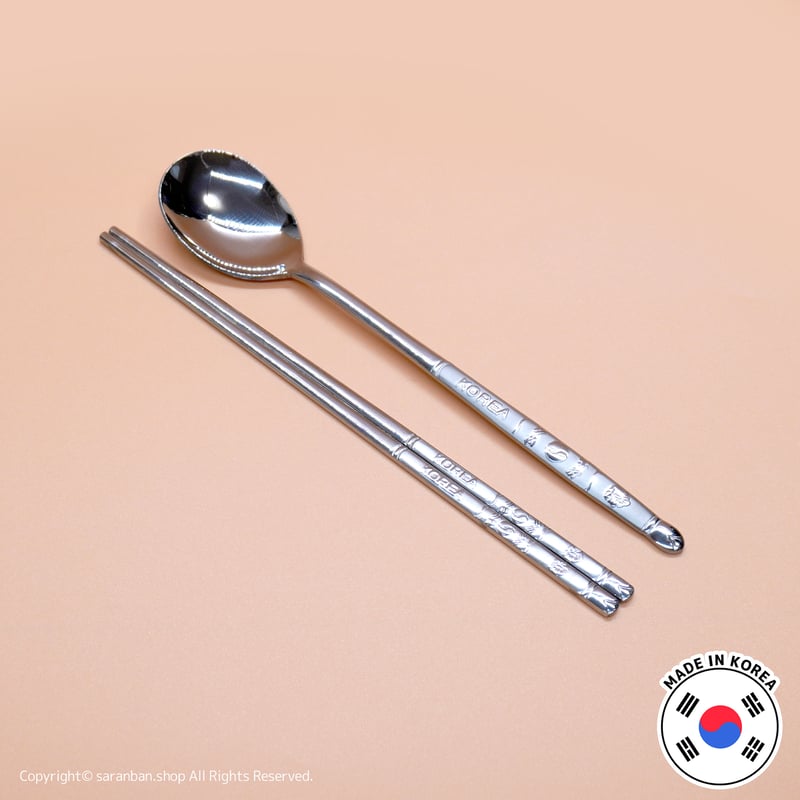 韓国のスプーン&お箸セット　【AG】 韓国のスプーン&お箸セット 【AG】 送料無料】韓国直輸入！韓国箸＆