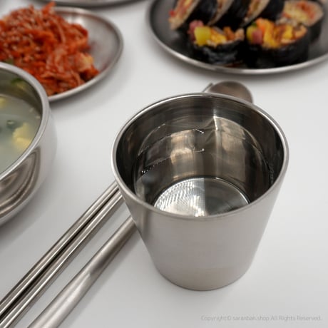 韓国食堂のステンレスコップ (真空)