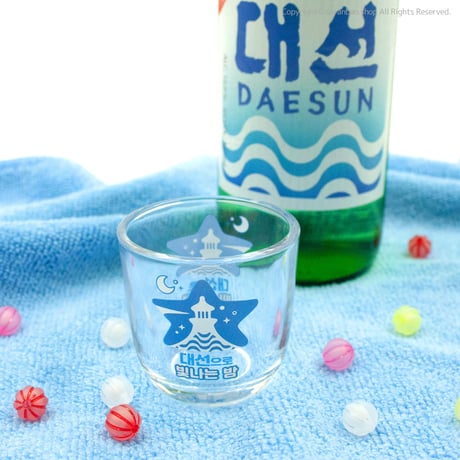 【デソン】プリント焼酎グラス (灯台）