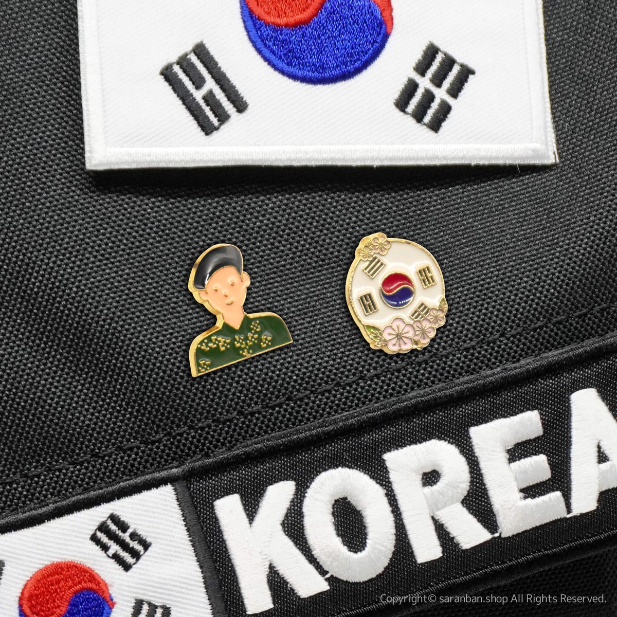 韓国軍隊ピンバッジ（全2種） | サランバン～まいにち韓国気分～