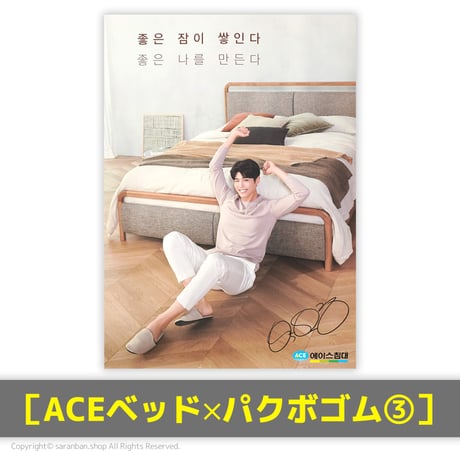 【ACEベッド×パクボゴム】公式ポスター（全３種）