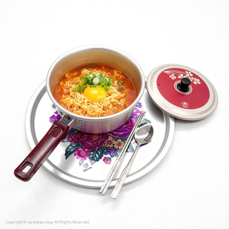韓国製】想い出のレトロ片手鍋（ガス火専用） | サランバン～まいにち