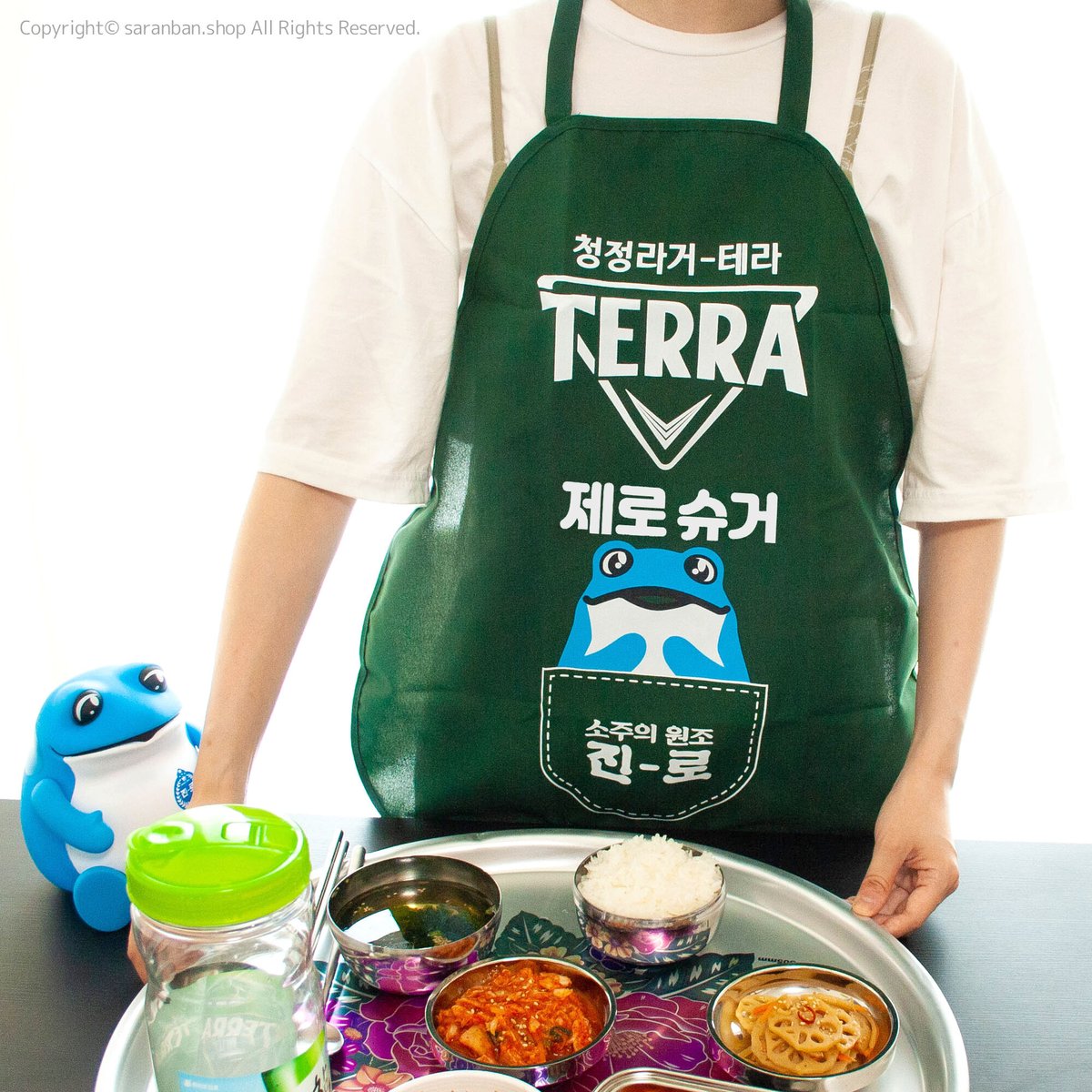 タオルエプロン（韓国生地使用） 鋭