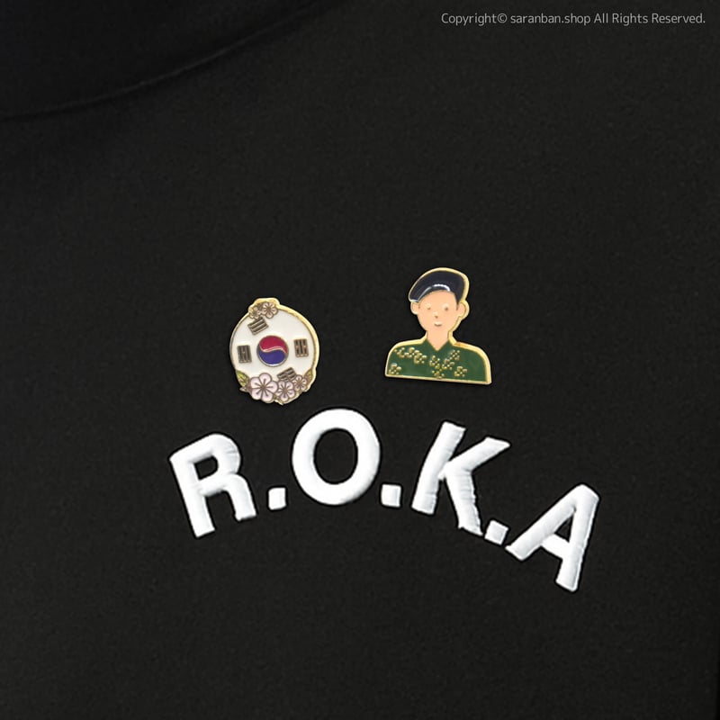 BLACK EAGLES パッチ 韓国軍 韓国軍隊ピンバッジ（全2種） | サランバン～まいにち韓国気分～