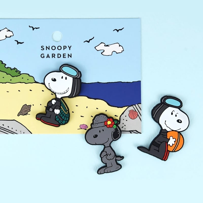 完売品 20cm チェジュ限定のグッズ スヌーピー 済州島限定SNOOPY】マグネット3個セット | サランバン～まいに
