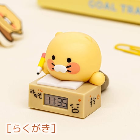 ✦訳あり品✦  【カカオフレンズ】ミニフィギュアクロック（全２種）