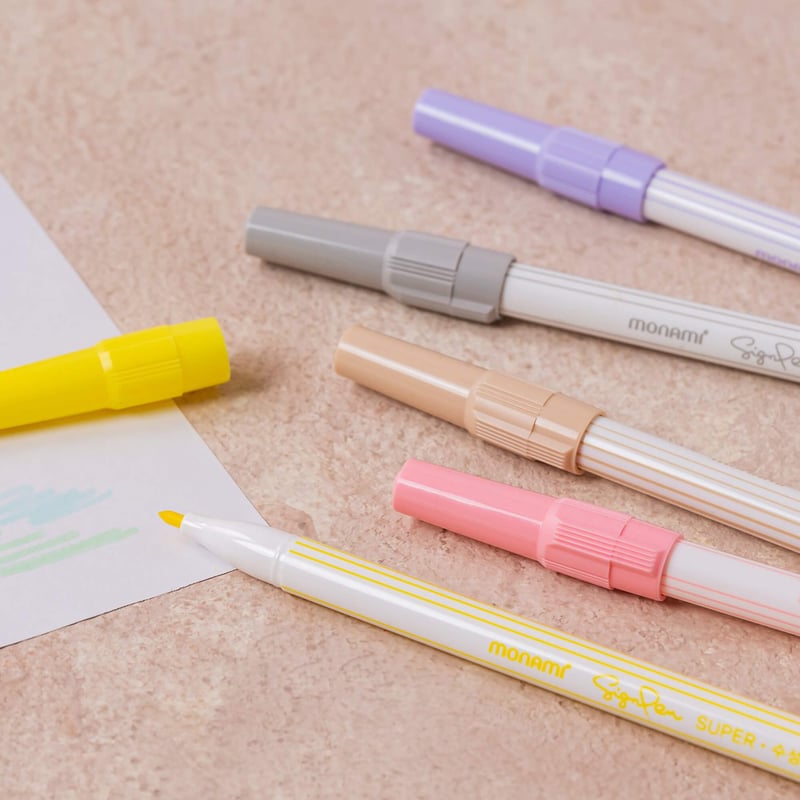 monami】水性パステルサインペン (12色セット) | サランバン