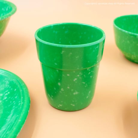 よもぎ色レトロ食器（コップ）