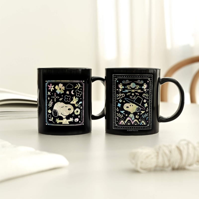 韓国限定SNOOPY】螺鈿スタイルマグカップ（全2種） | サランバン