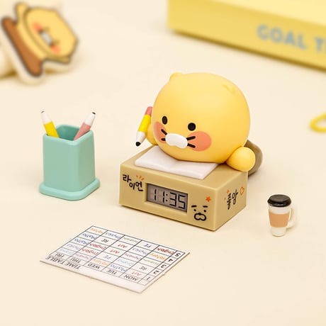 ✦訳あり品✦  【カカオフレンズ】ミニフィギュアクロック（全２種）