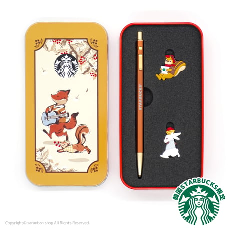 【STARBUCKS×monami】クリップフィギュア付きボールペン
