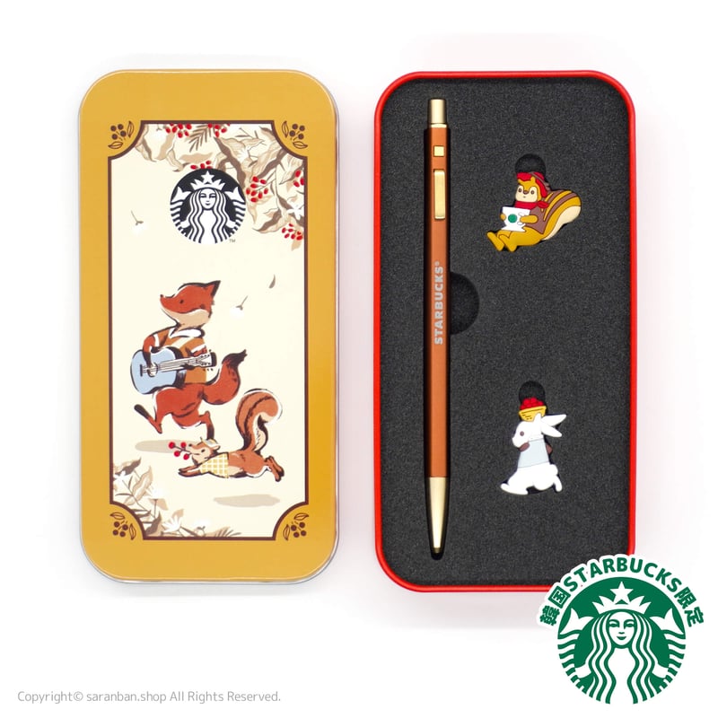 STARBUCKS×monami】クリップフィギュア付きボールペン | サランバン