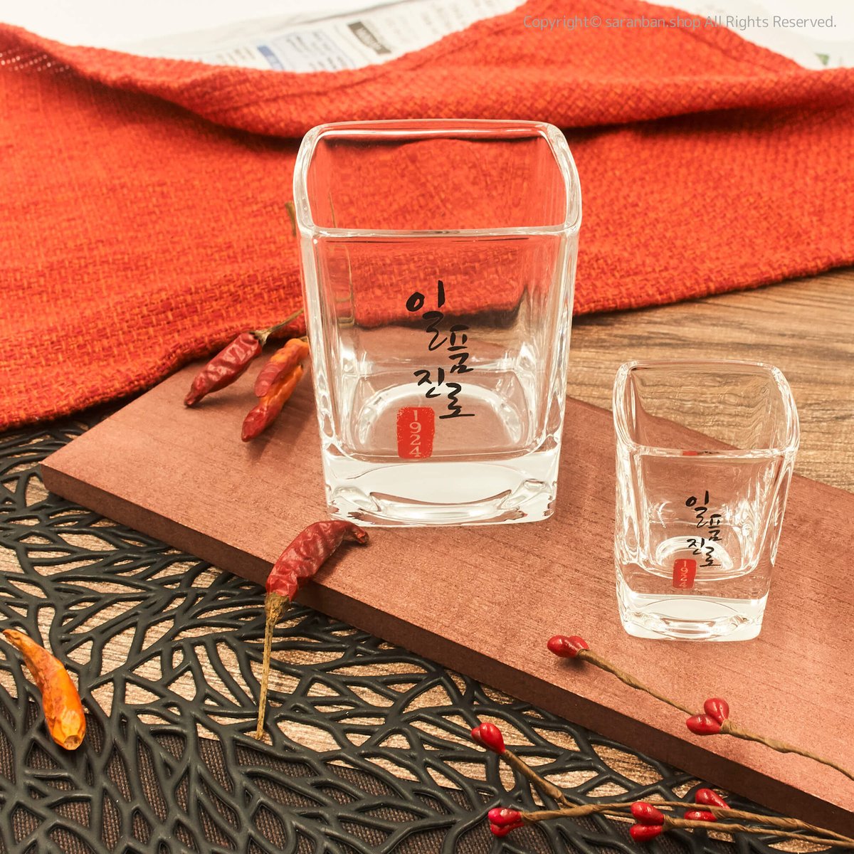 KITH 眞露グラス2個セット眞露とグラスのセット