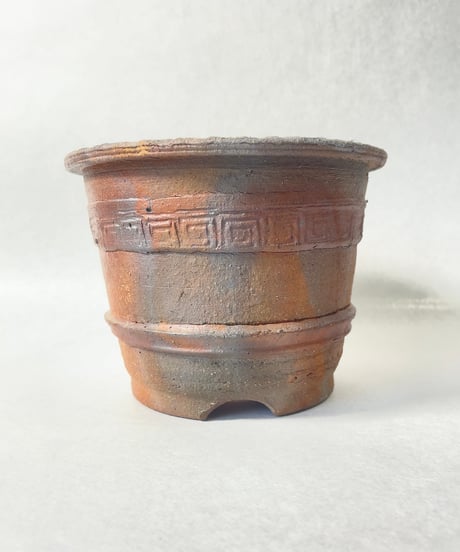 伝市窯・上木鉢5号(登り窯焼)