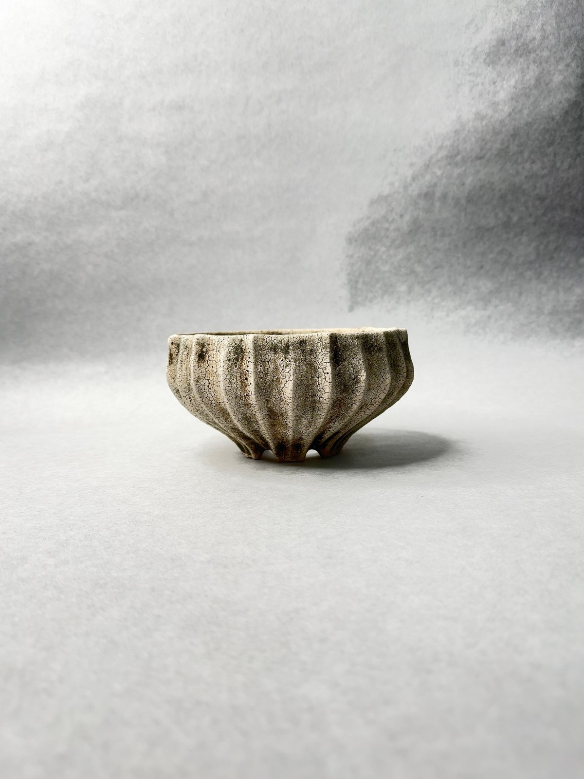 石塚花弓・粉引鉢 | t.roots