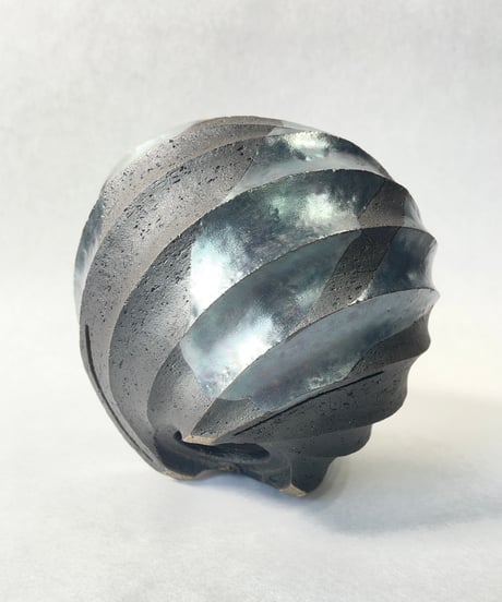 Spiral・round(燻銀彩) 4号