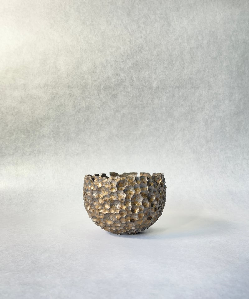 蜜鉢 金シルバー釉薬 | t.roots