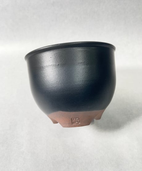 伝市窯・コウロ4号(艶消しブラック)