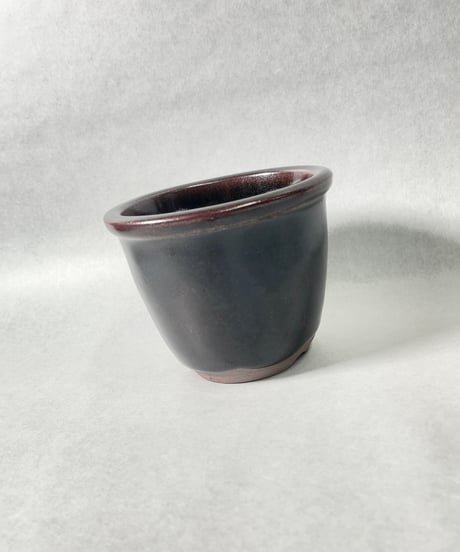 伝市窯・丸型3.5号(丹波黒)