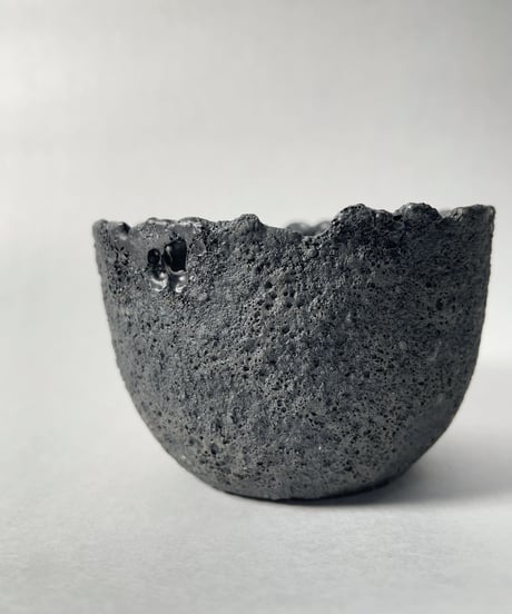 錆び釉まる鉢・Ｓ