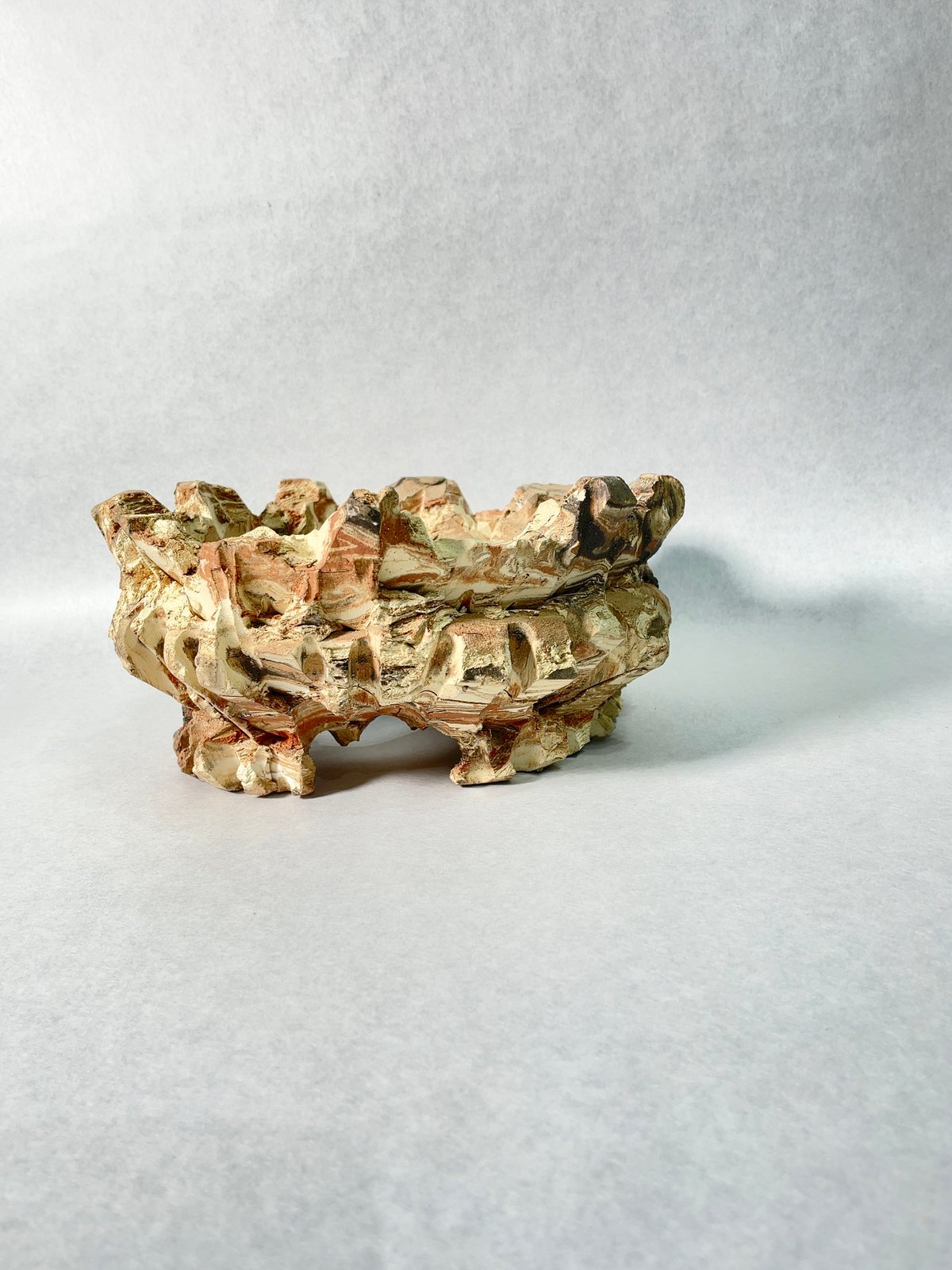 姫野翔太 金彩 ミニtubomi 作家鉢 植木鉢 作家鉢】姫野翔太 金彩 浅鉢