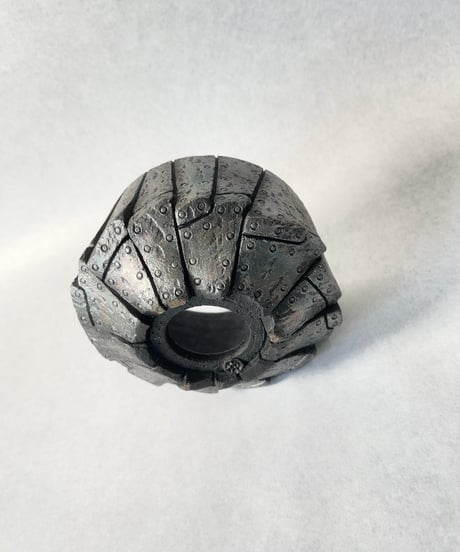 Rivet・shallow cylinder(燻銀彩) 3号