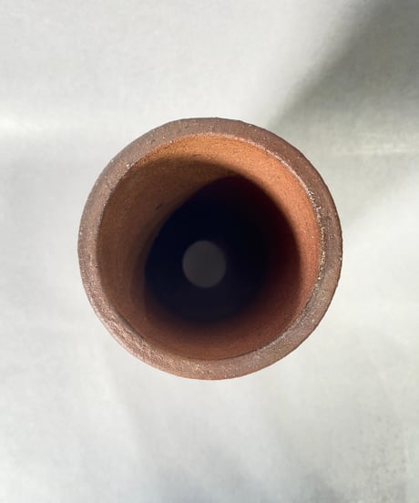 伝市窯・筒鉢3.5号(登り窯焼)
