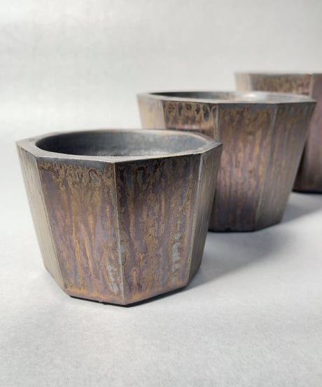 Metal color pot・Ｌ