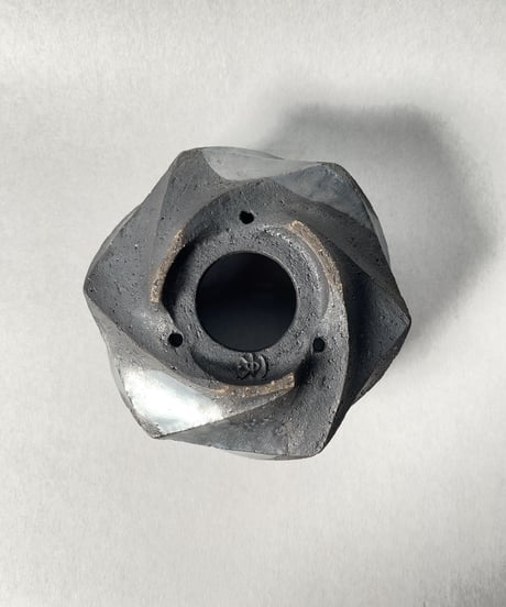 Spiral・筒型(銀彩)3号