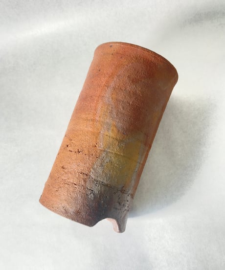 伝市窯・筒鉢3.5号(登り窯焼)