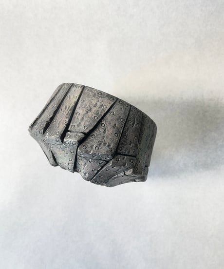 Rivet・shallow cylinder(燻銀彩) 3号