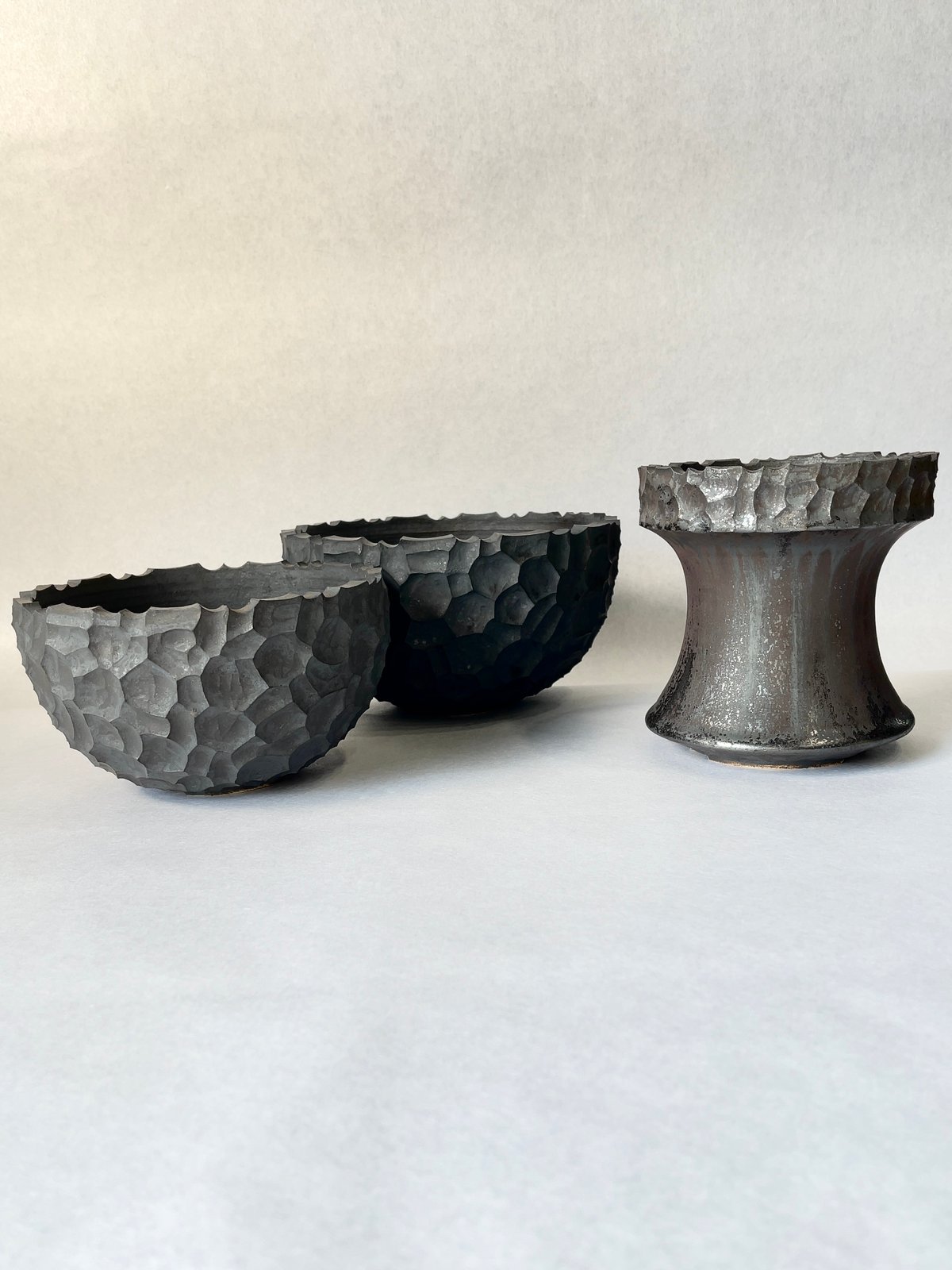 稲妻紋鉢 ボウル型・M | t.roots