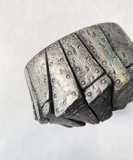 Rivet・shallow cylinder(燻銀彩) 3号
