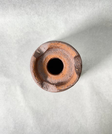 伝市窯・シャジン変形3.5号(丹波黒)