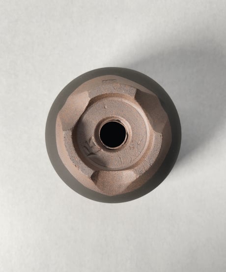 伝市鉢・コウロ型3.5号 黒化粧