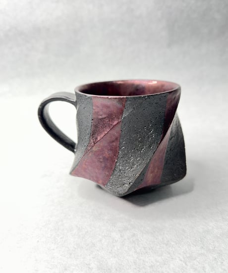 Purple彩Spiral マグカップ