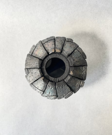Rivet・shallow cylinder(燻銀彩) 3号