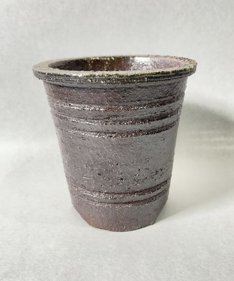 伝市窯・波付き鉢4号(穴窯焼)