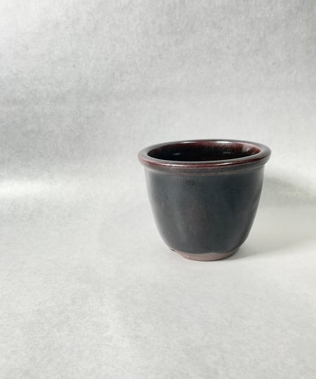 伝市窯・丸型3.5号(丹波黒)