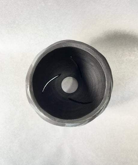 Spiral・round(燻銀彩) 4号