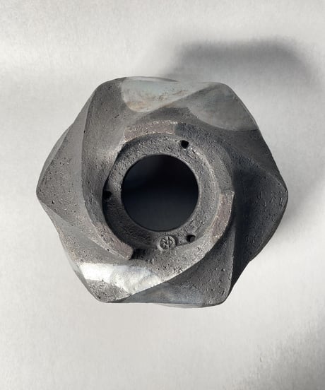 Spiral・筒型(銀彩)4号