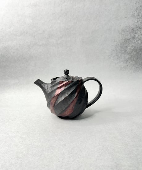 Purple彩Spiral pot
