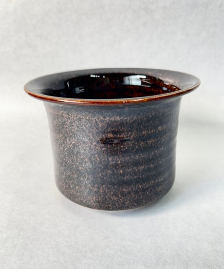 【作家鉢】dairoku 金属釉鉢 dairoku pottery | 金属結晶鉢 | 11.5cm - WALL -CRAFT & ANTIQUE-