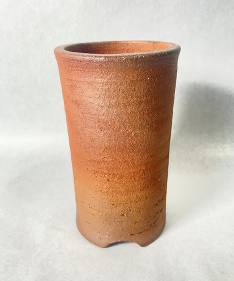 伝市窯・筒鉢3.5号(登り窯焼)