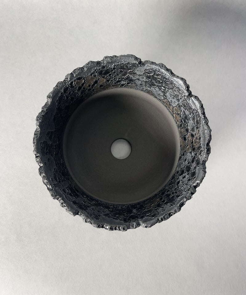 中川智治　植木鉢 中川智治 植木鉢① 陶芸家：中川智治×井村幹仁＝盆栽 新作発表 ｜