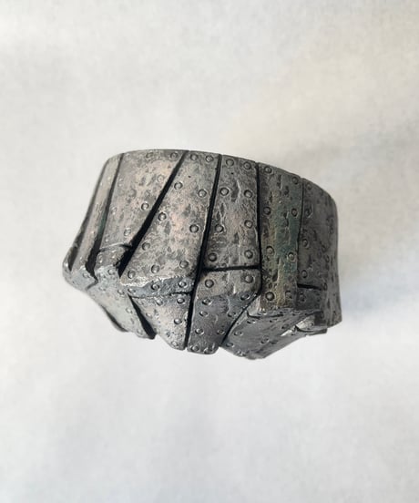 Rivet・shallow cylinder(燻銀彩) 3号